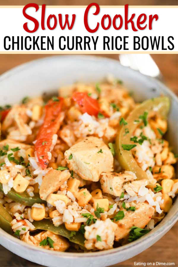 Chicken curry rice bowl - best chicken curry recipe