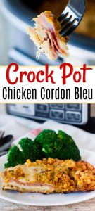 CrockPot Chicken Cordon Bleu Recipe - Perfect for weeknights