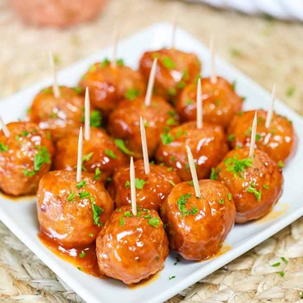 Crock Pot Honey Buffalo Chicken Meatballs recipe