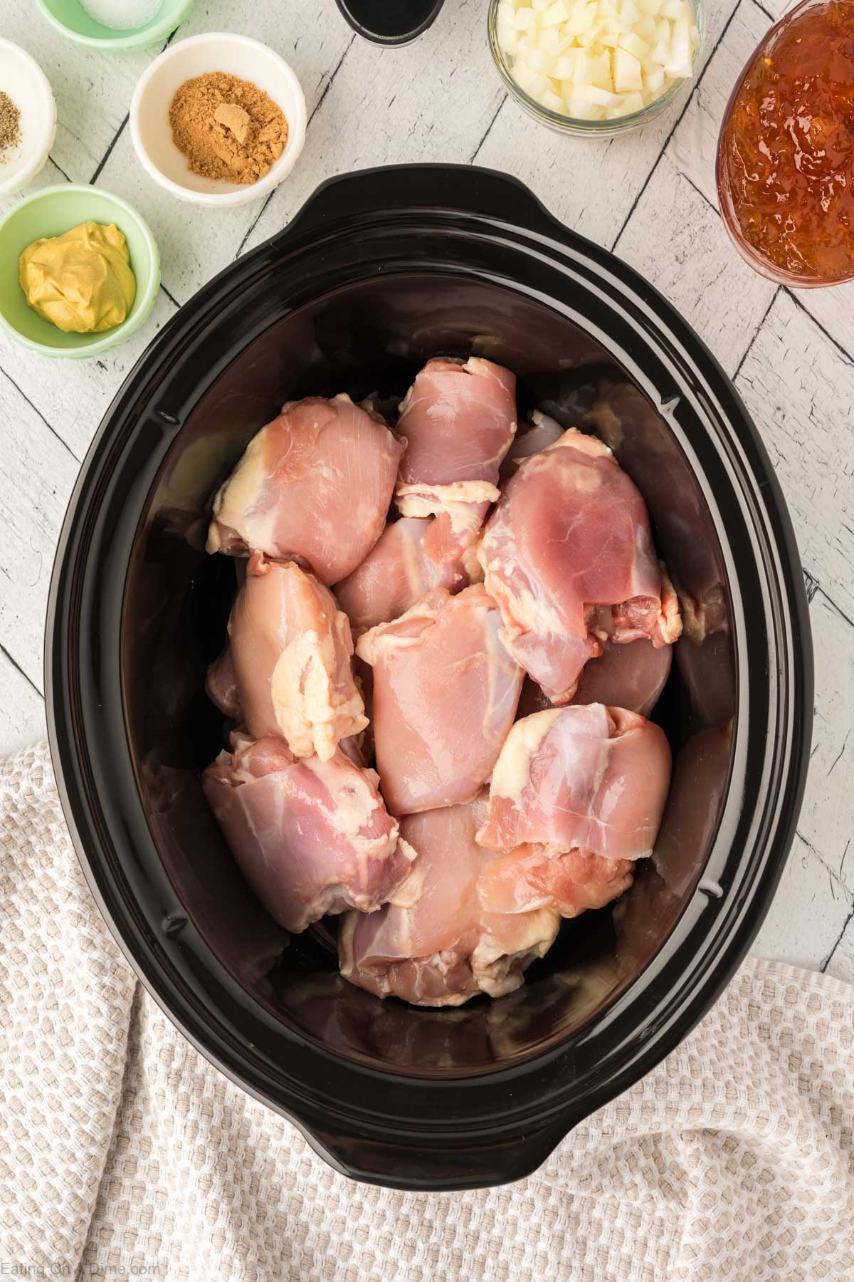 3-Quart Slow Cooker Apricot Chicken Recipe • A Weekend Cook®