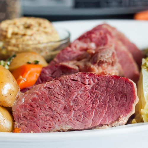 Crock Pot Corned Beef and Cabbage Recipe - Eating on a Dime