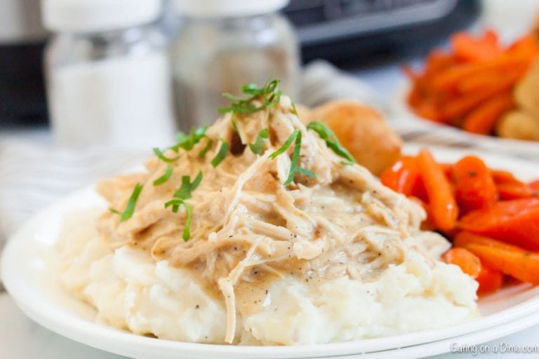 Crockpot Chicken and Gravy recipe - easy chicken and gravy recipe