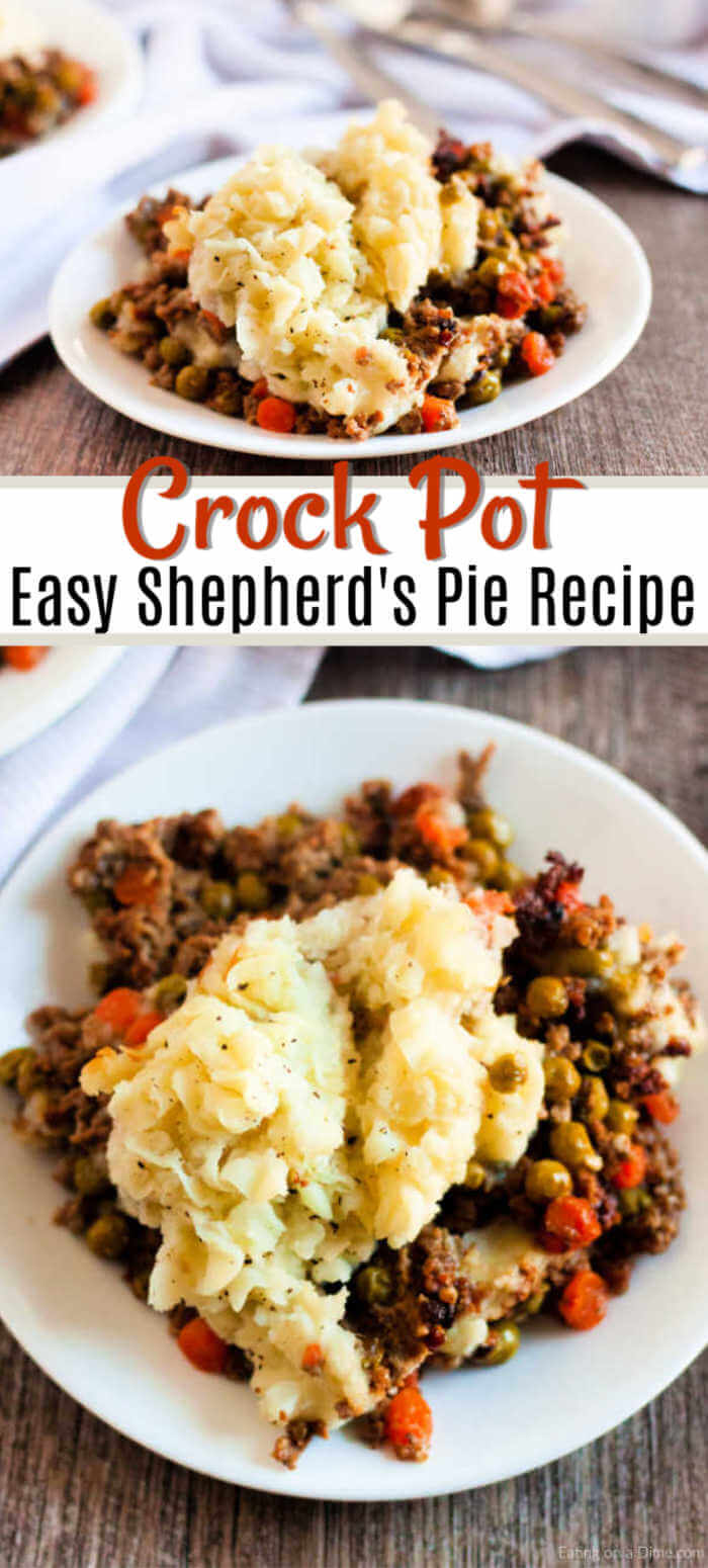 You can enjoy Crock Pot Shepherd's Pie Recipe any day of the week thanks to the slow cooker. This tasty recipe is so easy in the crockpot. 