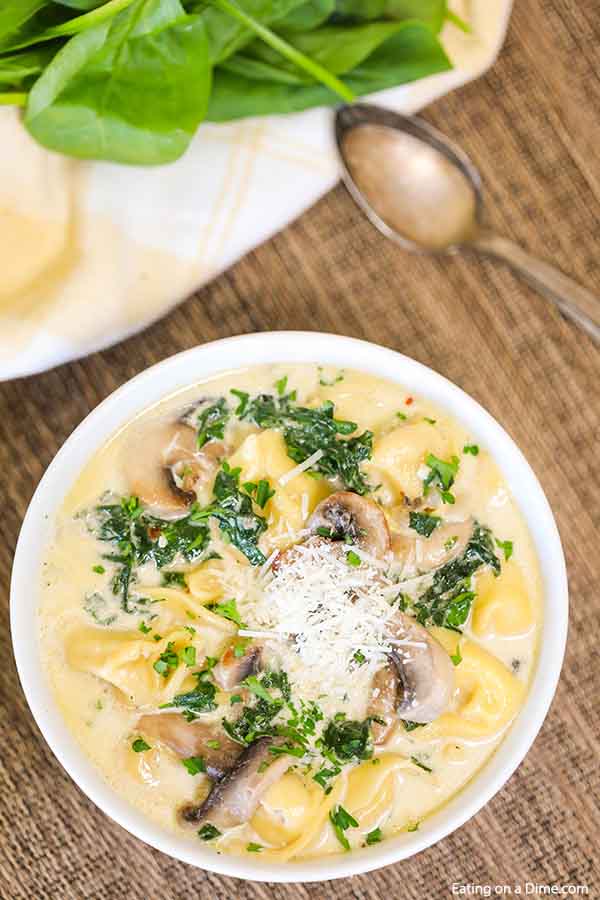 Crock Pot Spinach Tortellini Soup Recipe - easy tortellini soup