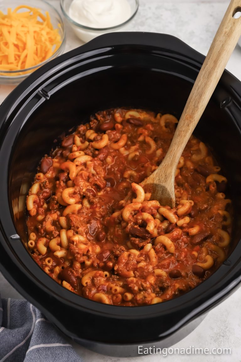 Crock Pot Chili Mac And Cheese Recipe Easy Chili Mac Recipe 8545