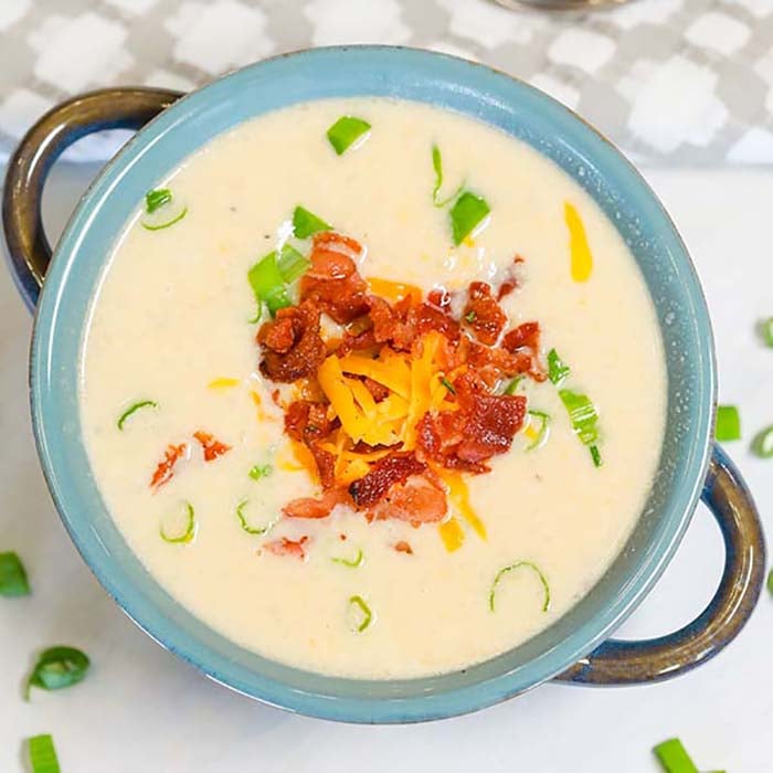 Crock Pot Cauliflower Soup Recipe - best cauliflower soup recipe