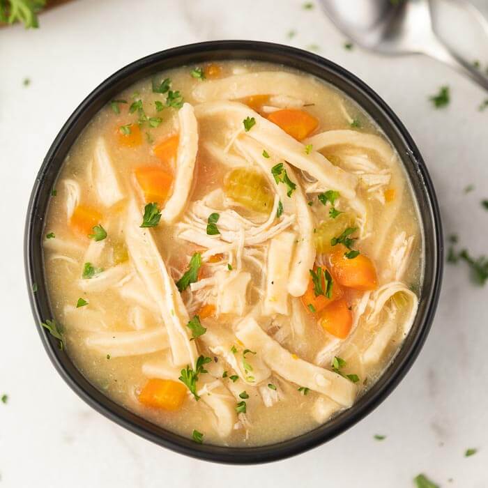 Gluten-Free Chicken Noodle Soup - Easy and Delish