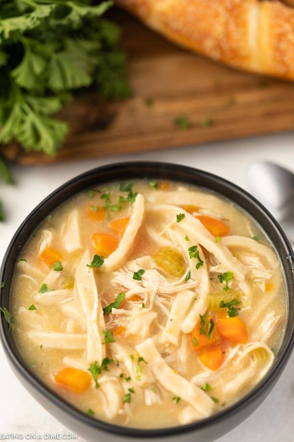 7 minute chicken noodle soup & my review of the Crock-Pot® Express
