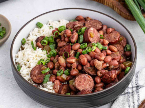 Slow Cooker Red Beans and Rice - Tornadough Alli