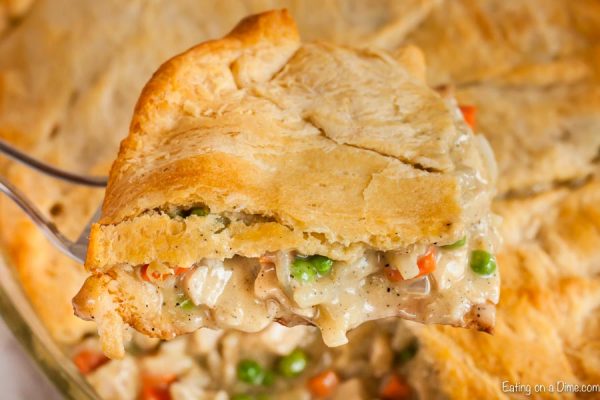 Chicken Pot Pie Casserole Recipe - easy pot pie casserole