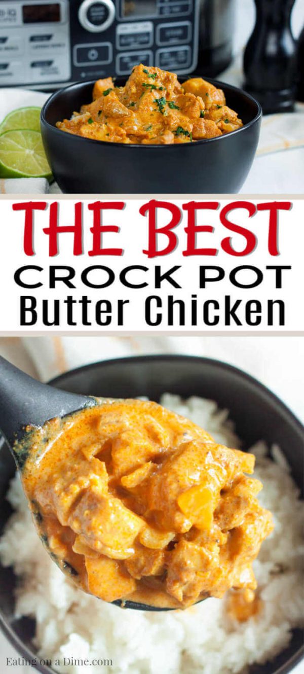 Crock Pot Butter Chicken Recipe - Indian butter chicken recipe