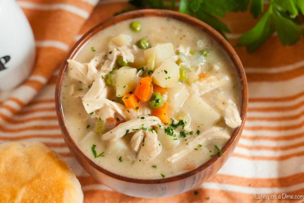 Instant Pot Chicken Pot Pie Soup Recipe - Ready in minutes!