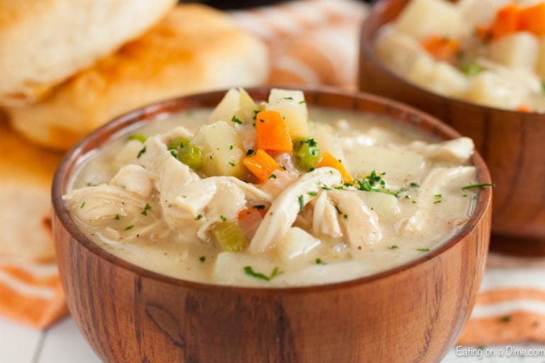 Instant Pot Chicken Pot Pie Soup Recipe - Ready in minutes!