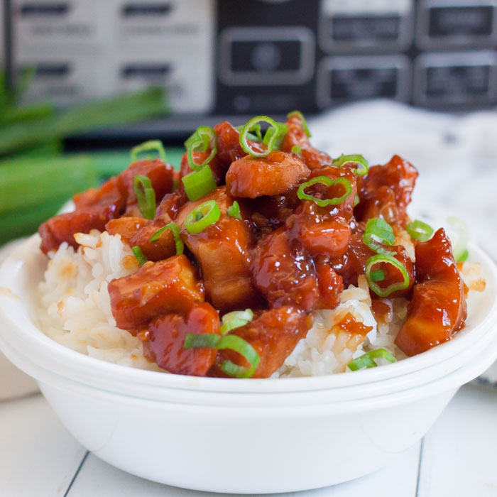 Crock Pot Bourbon Chicken Recipe - The Best Slow Cooker Bourbon Chicken