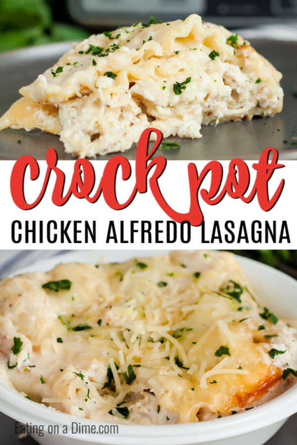 Crock Pot Chicken Alfredo Lasagna Recipe - easy alfredo lasagna