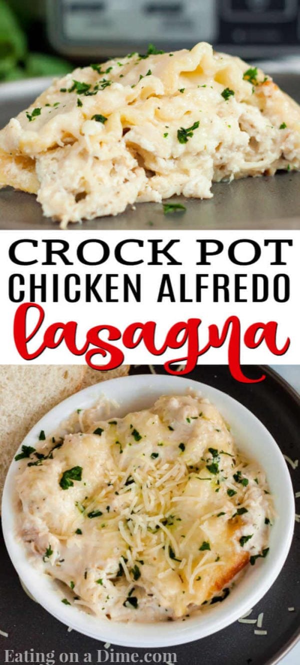 Crock Pot Chicken Alfredo Lasagna Recipe - easy alfredo lasagna