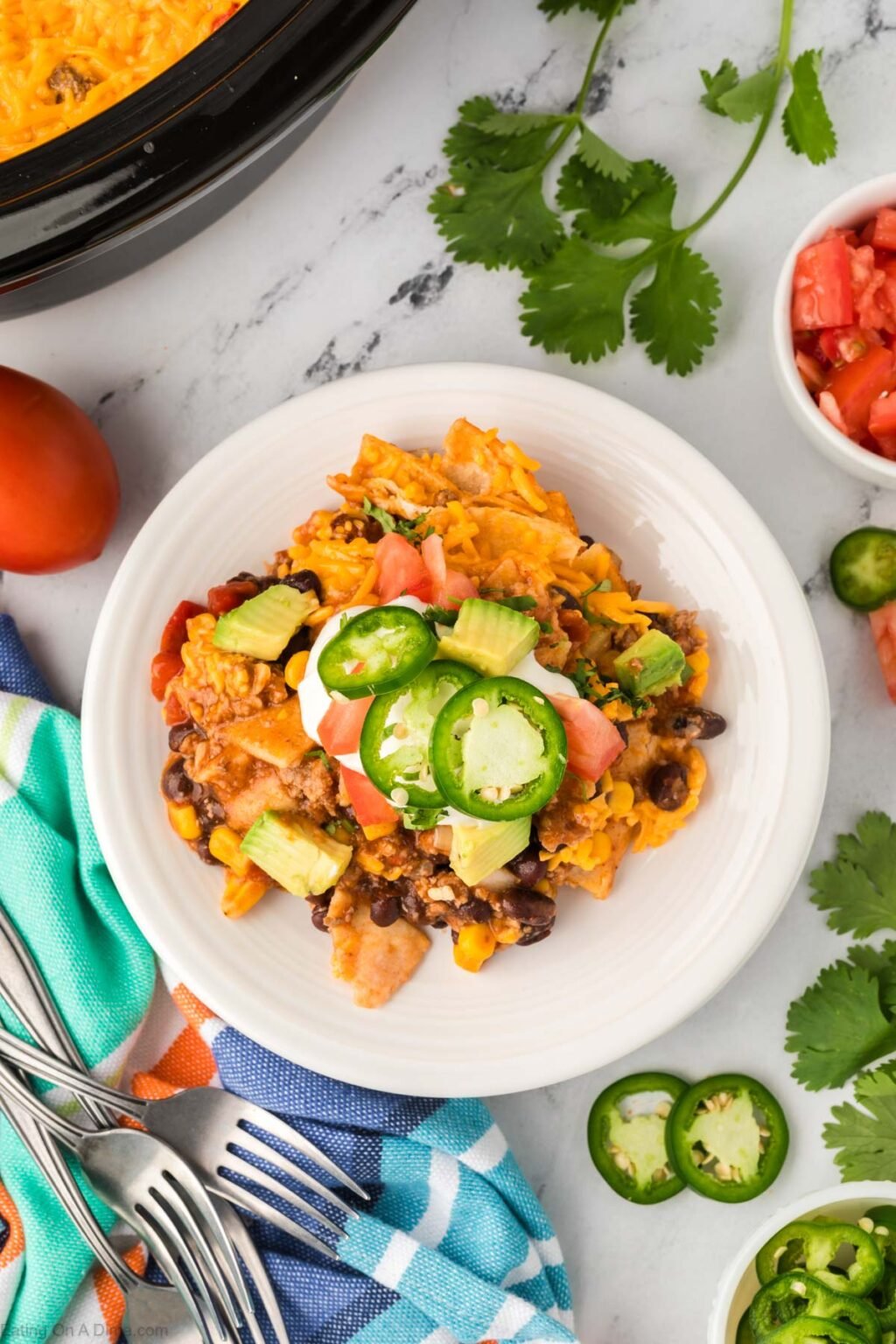 Crock Pot Mexican Casserole Recipe and VIDEO