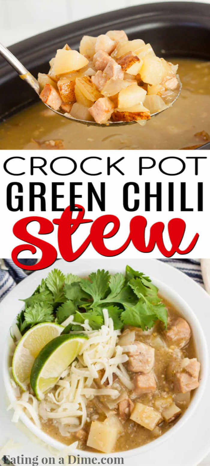 Crock Pot Green Chili Stew Recipe - famous green chile stew