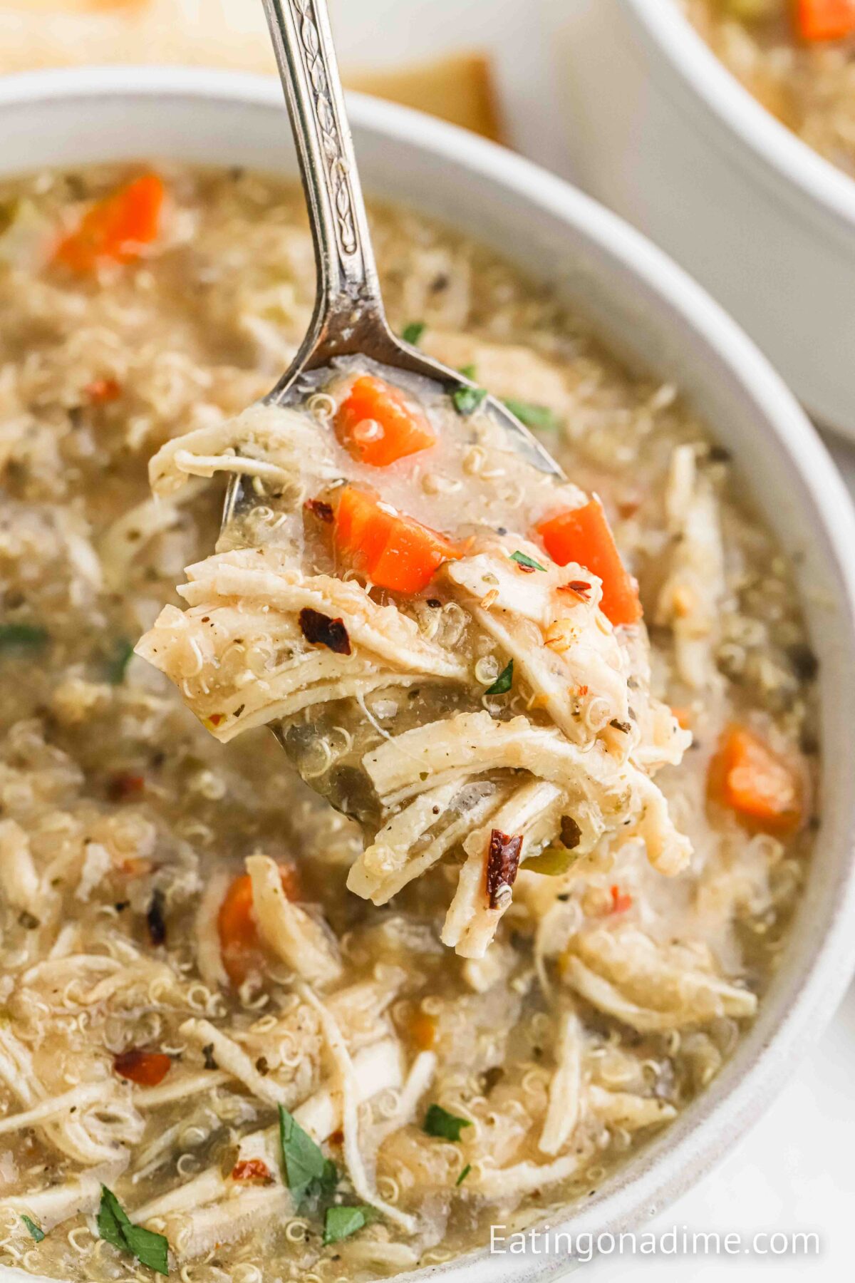 Slow Cookere Chicken Quinoa Soup