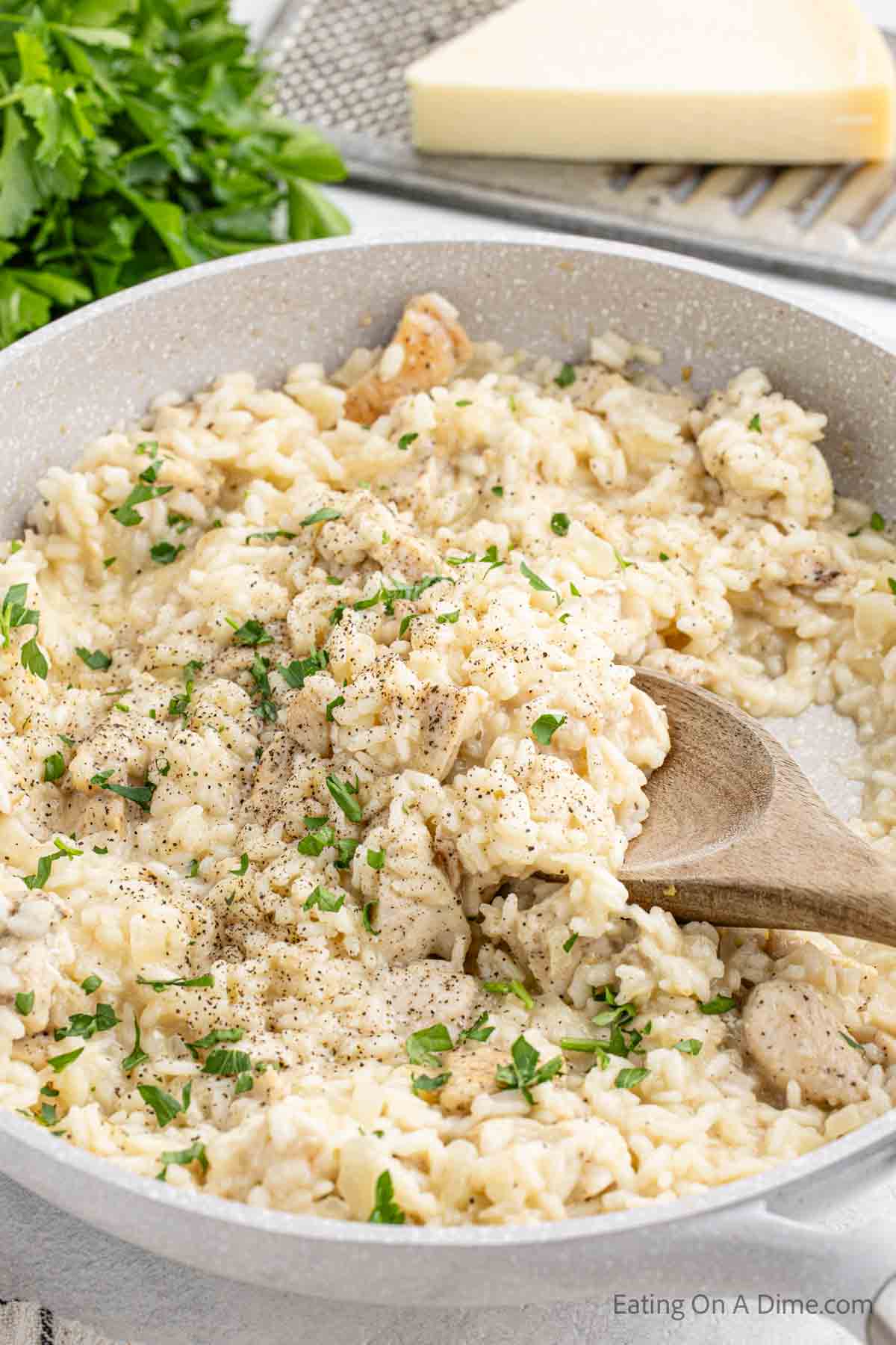 Four Cheese Risotto, The Authentic Italian Recipe - The Recipes Club