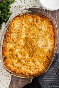 Easy Chicken Parmesan Pasta - easy chicken parmesan pasta bake