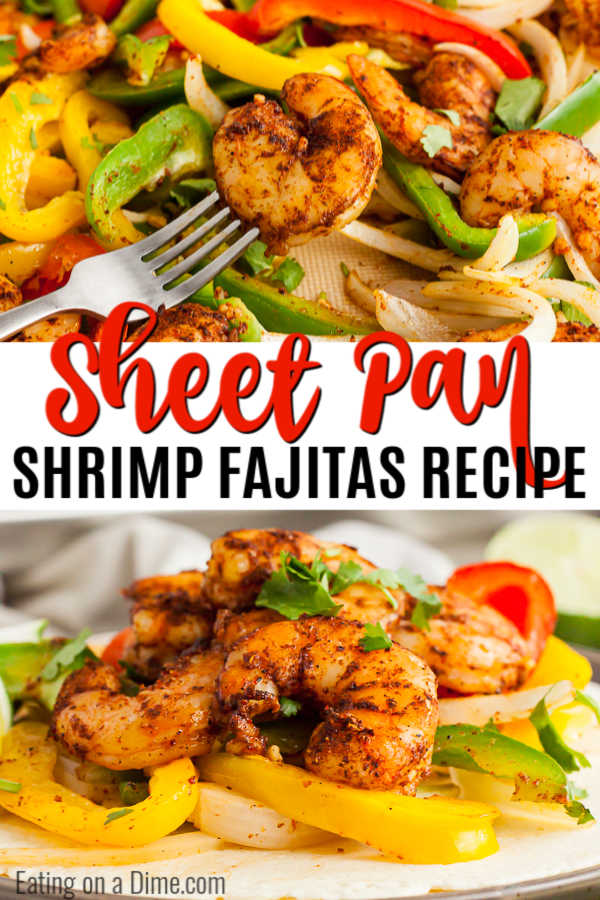 Mexican Shrimp Recipes for Dinner Sheet Pan Shrimp Fajitas Recipe Ready in 10 minutes 