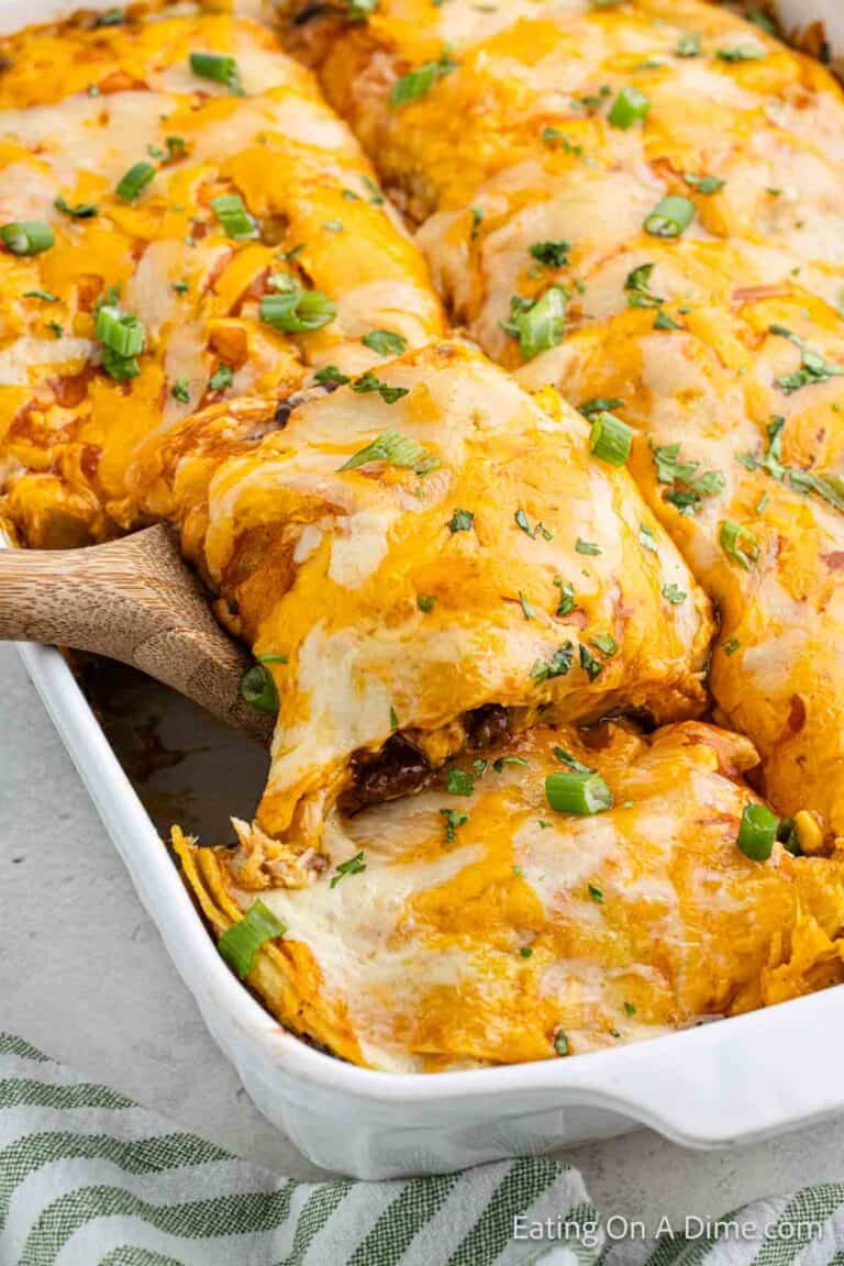 Easy Chicken Enchilada Casserole Recipe