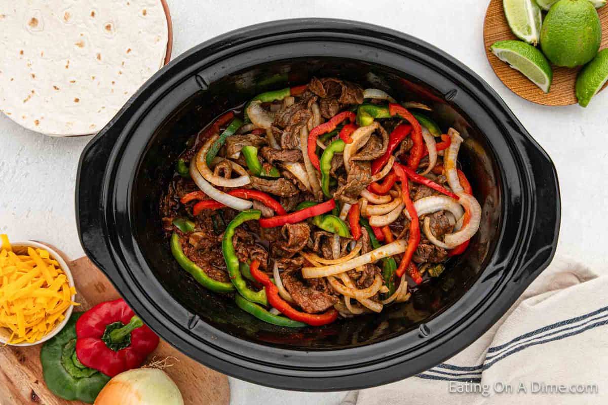 Slow Cooker Steak Fajitas  Simmer & Sew - The Sewing Loft