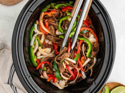 Slow Cooker Steak Fajitas  Simmer & Sew - The Sewing Loft