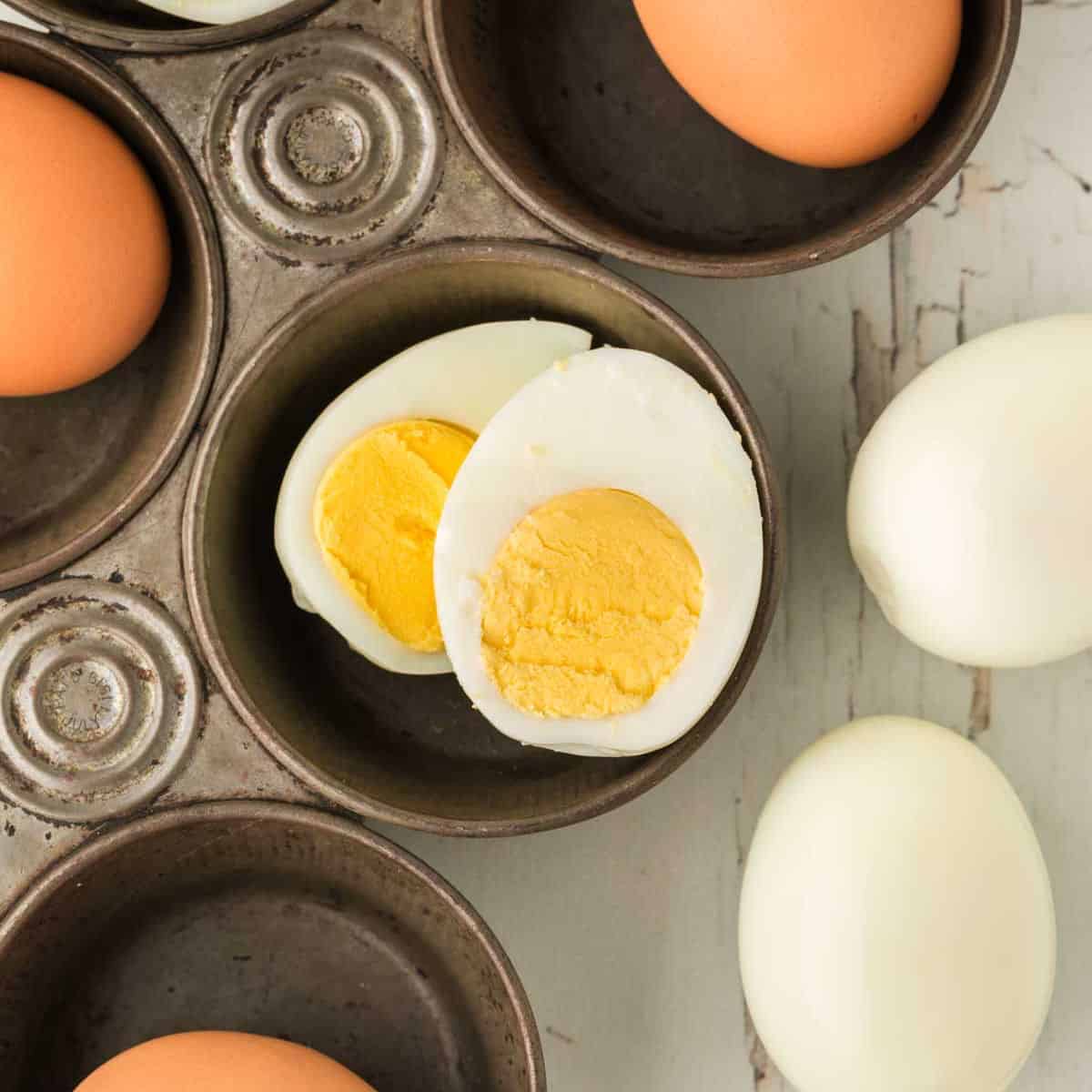 Easy To Peel Hard-Boiled Eggs Recipe and Nutrition - Eat This Much