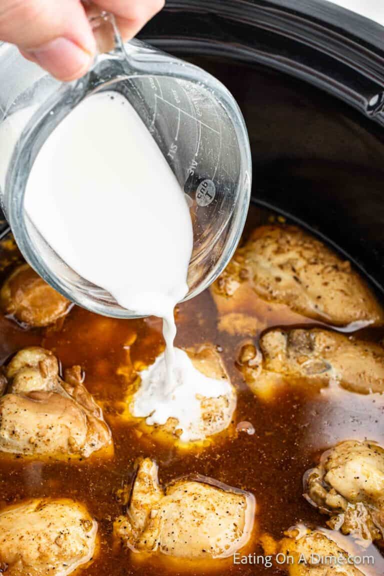 Crockpot Sticky Chicken - Eating on a Dime