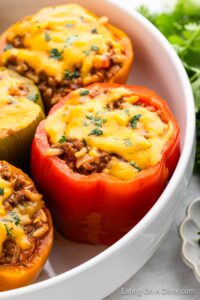 Instant Pot Stuffed Peppers Recipe - Eating on a Dime