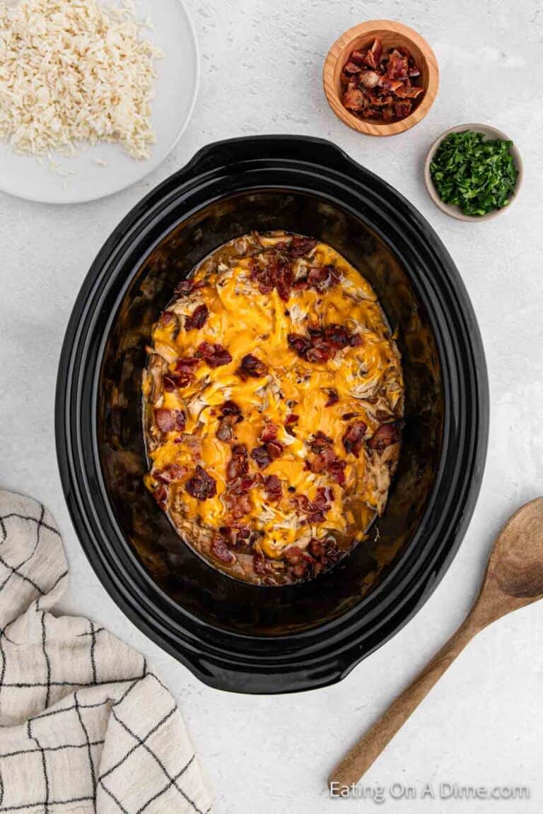 Crock Pot Cheesy Bacon Chicken Recipe - Cheesy Bacon Chicken