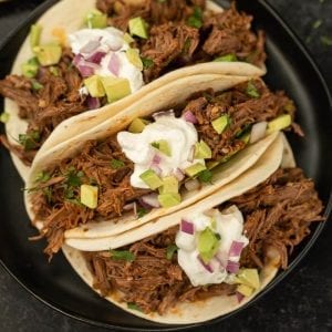 Gluten Free Crock pot Mexican Shredded Beef Taco Recipe