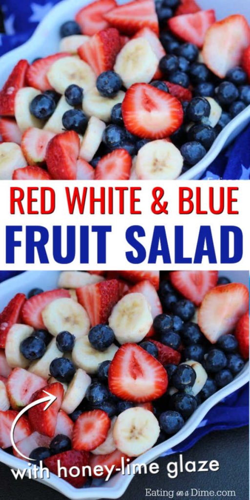 Red White And Blue Fruit Salad 4th Of July Fruit Salad Recipe 6684