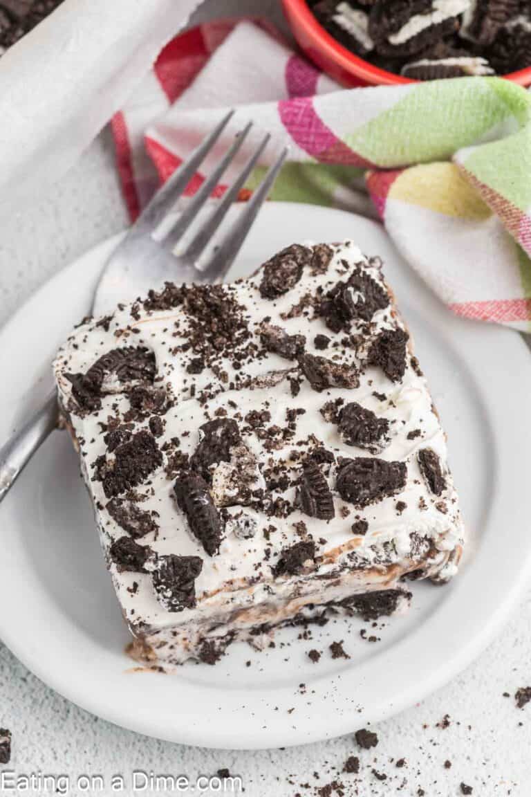 Cookies and Cream Ice Cream Cake - Eating on a Dime