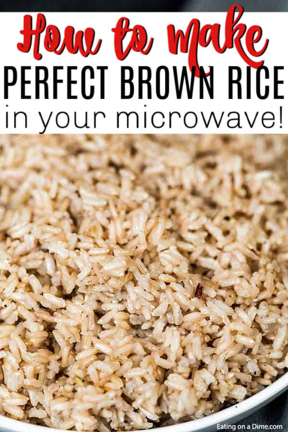 How to Microwave Rice the Easy Way