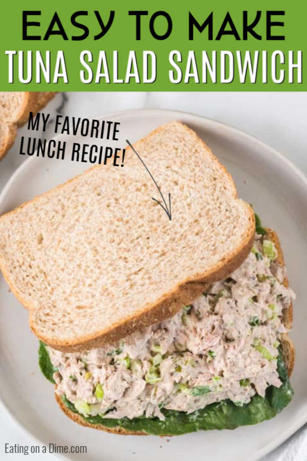 Tuna salad sandwich recipe - the best tuna salad sandwich