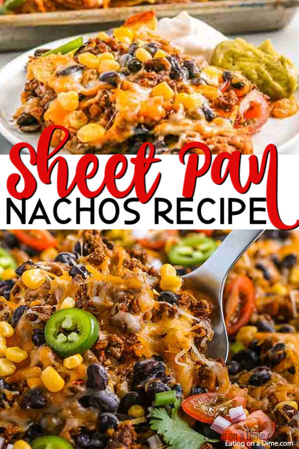 Oven Nachos (and VIDEO!) - simple and tasty sheet pan nachos