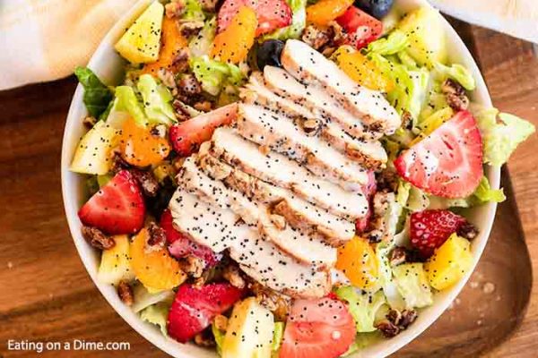 Panera Strawberry Poppyseed Salad And Video Panera Poppyseed Salad