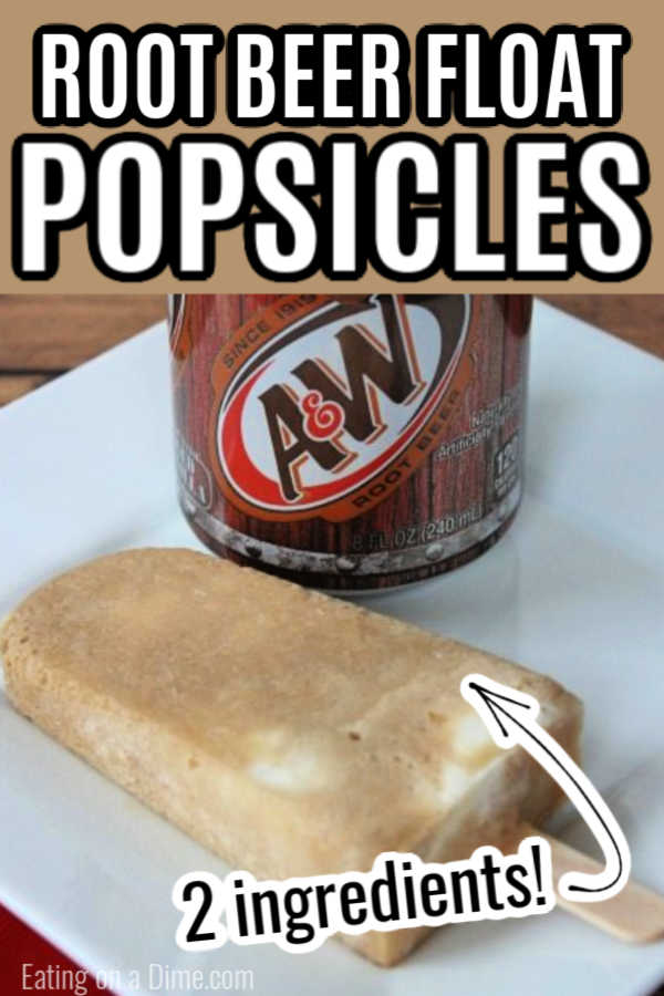 Save money and make homemade Root Beer Popsicles. Not only do these taste amazing but they are super easy. Give this treat a try!