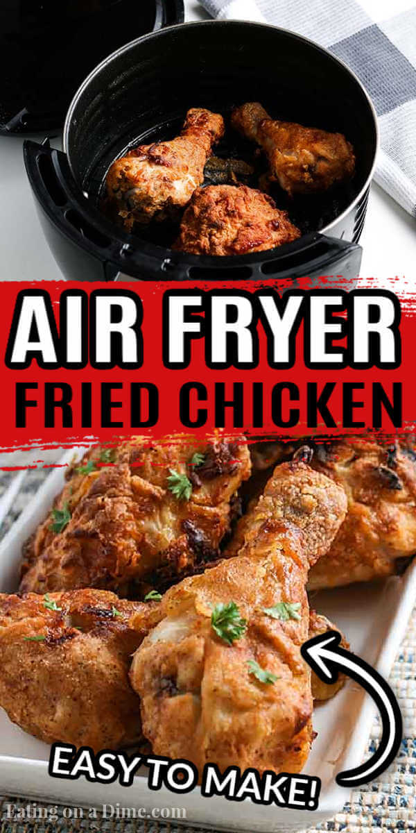 Air Fryer Fried Chicken Recipe - Julie's Eats & Treats ®