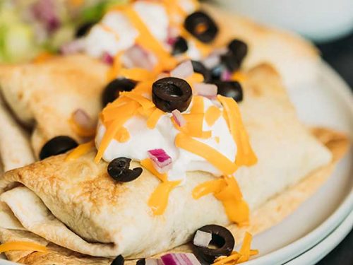 Beef Chimichangas - A Family Feast®