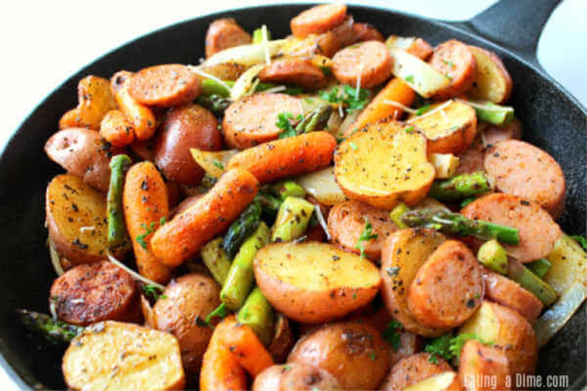 Baked Sausage & Potato Sheet Pan Dinner Recipe – Sheet Pan Recipe