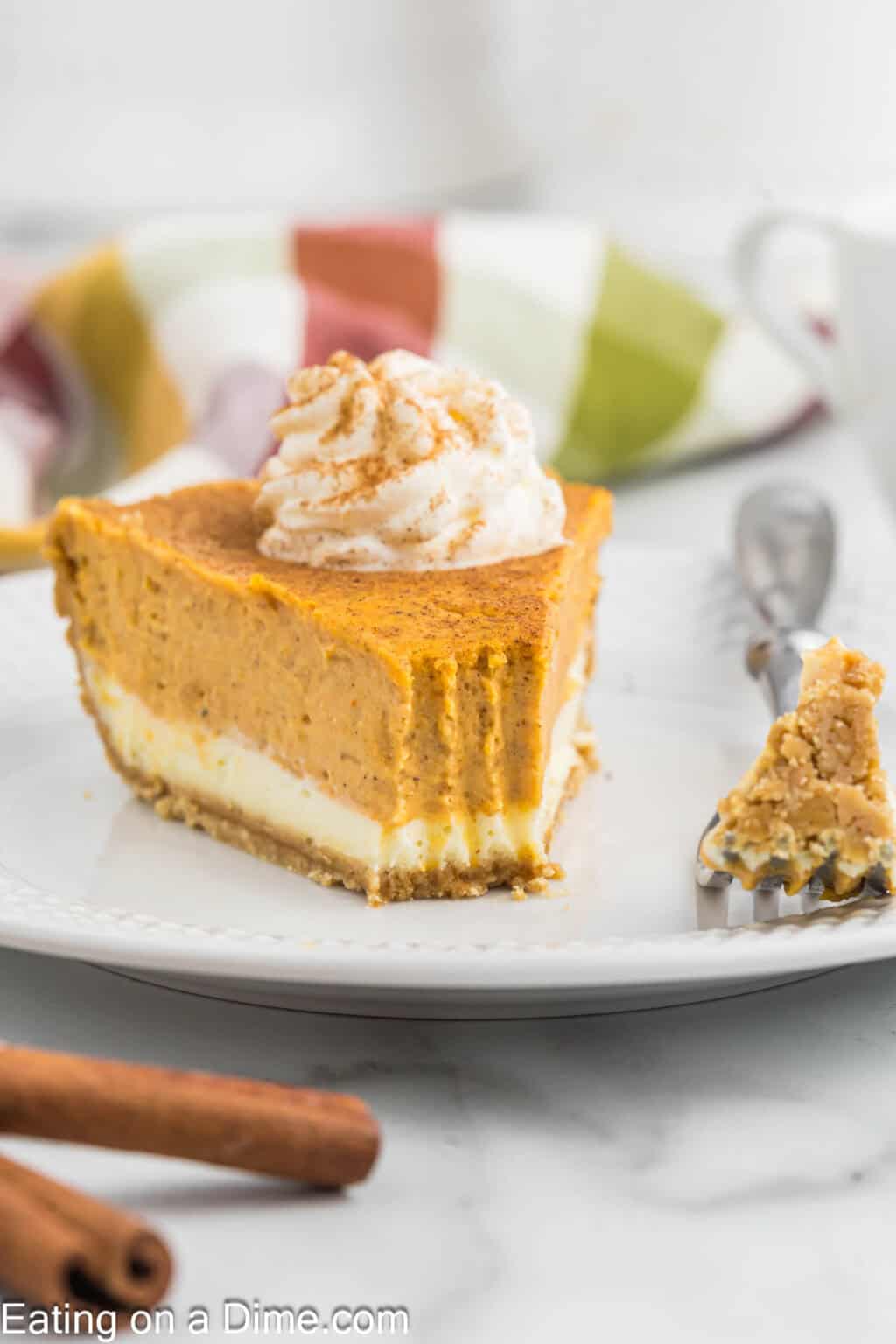 Pumpkin Cheesecake Recipe - Eating on a Dime