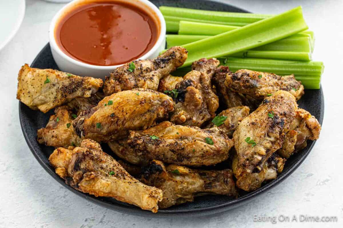 Air Fryer Recipes Chicken Wings - Ready in under 30 minutes!