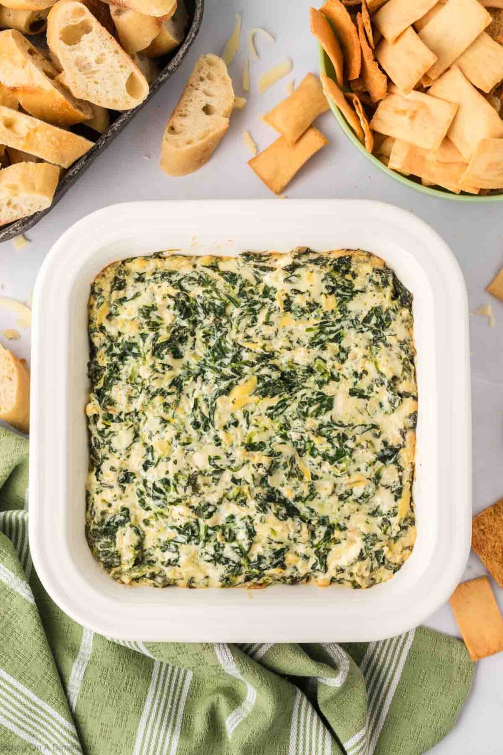 Easy Spinach Artichoke Dip - Eating on a Dime