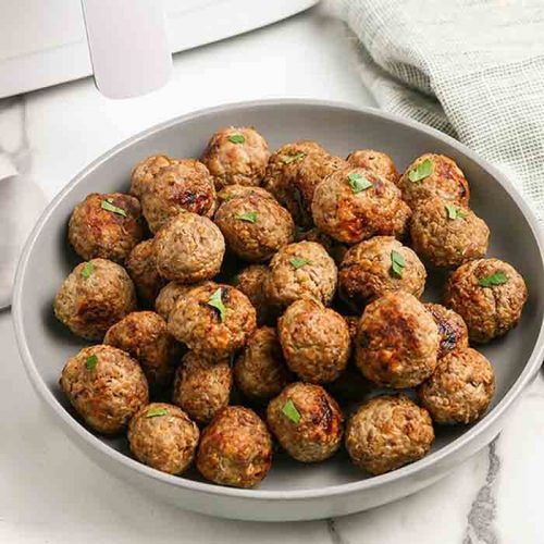 Easy The Best Air fryer meatballs recipe (Freezer Friendly)