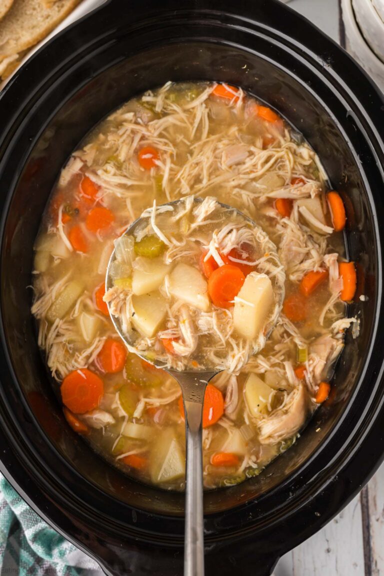 Crock Pot Chicken Stew Recipe - Eating on a Dime