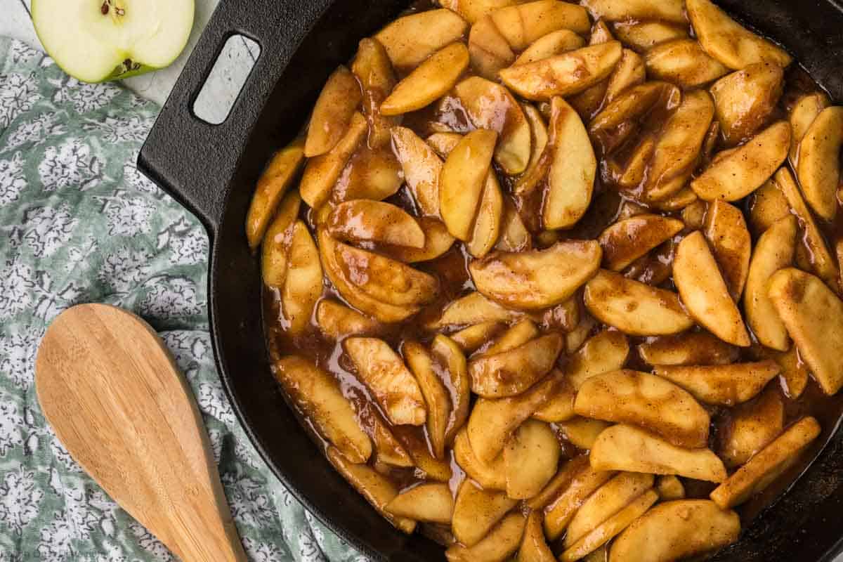 Easy Fried Apples Recipe - Eating on a Dime